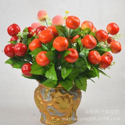 【義烏12頭仿真水果花束,仿真蘋果 等廠家批發(fā)】價格,廠家,圖片,鮮花、花藝制品,馬照屏(個體經營)-